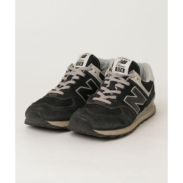 「New Balance」 ローカットスニーカー 25.5cm ブラック メンズ
