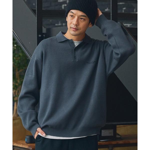 「THE CRAFT CREW PRODUCTS」 長袖ニット S チャコール メンズ
