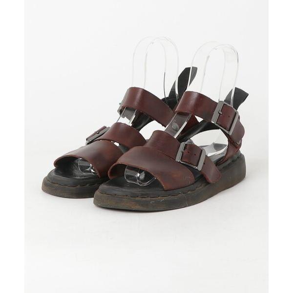 「Dr. Martens」 フラットサンダル - ブラウン レディース