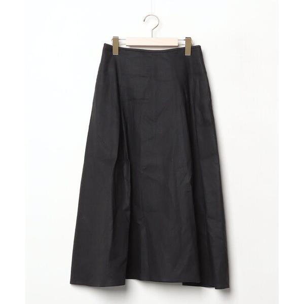 「UNITED ARROWS」 フレアスカート 38 ブラック レディース