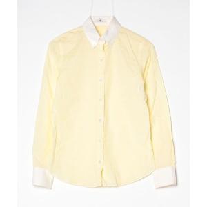 「OLD ENGLAND」 長袖シャツ 36 イエロー レディース