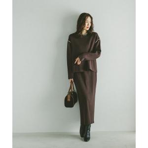「GLOBAL WORK」 コンビワンピース LARGE ダークブラウン レディース