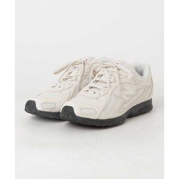 「New Balance」 ローカットスニーカー 24.5cm ホワイト レディース