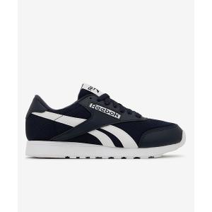 「Reebok」 ローカットスニーカー 24.0cm ネイビー メンズ