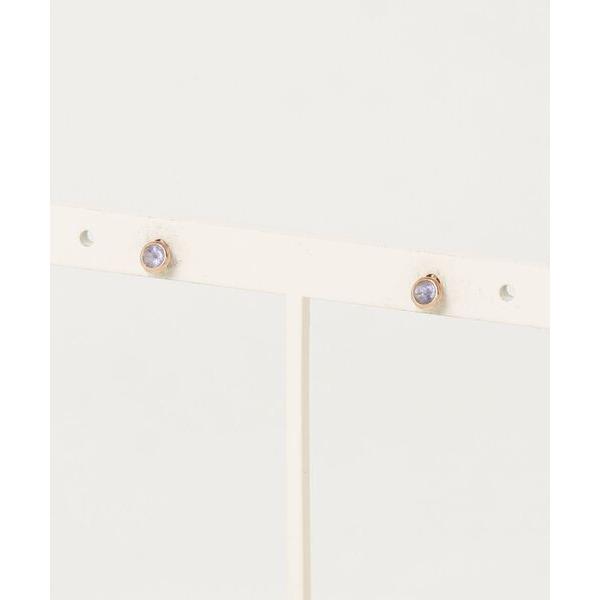 「Jewel closet by L&amp;Co.」 ピアス（両耳用） 12月 ブルーパープル レディース