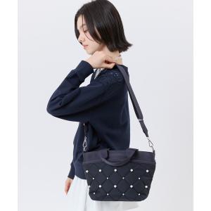トートバッグ SM BUCKET TOTE W PEARLS ディープシーパール レディース