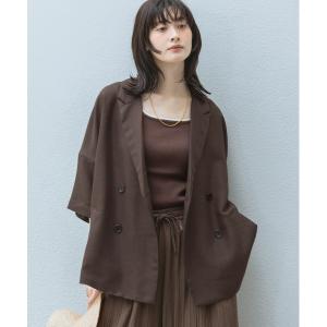 ジャケット テーラードジャケット メッシュハーフスリーブジャケット / 659856 レディース