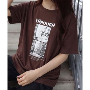 tシャツ 半袖 汗染み防止フォト Tシャツ レディース
