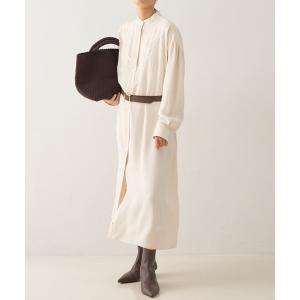 ワンピース レースコンビシャツワンピースの商品画像