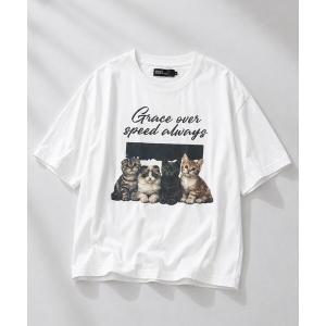 tシャツ アソートアニマル柄ビッグTシャツ メンズ