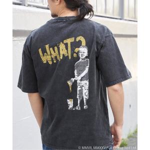 tシャツ Banksy バンクシー Whatever Boy スノーウォッシュTシャツ メンズ