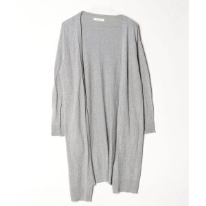 「LOWRYS FARM」 ニットカーディガン M グレー レディース