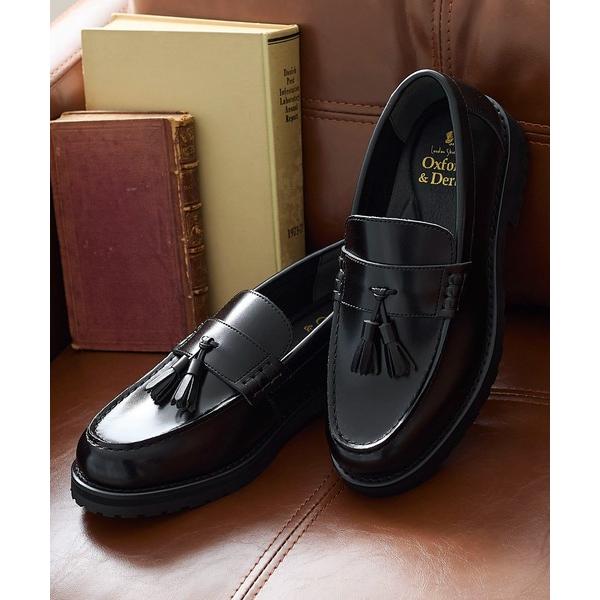 「London Shoe Make」 ローファー UK7.5 ブラック メンズ