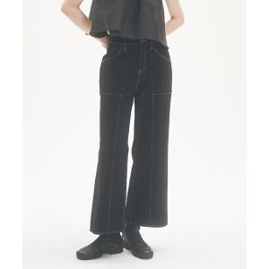 「MECRE」 デニムパンツ S ブラック レディース