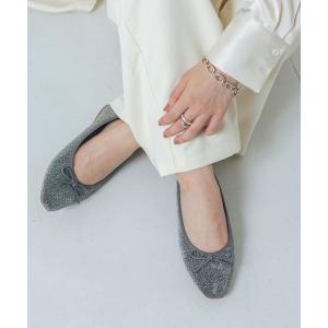 「EVOL」 バレエシューズ 23.0cm シルバー レディース