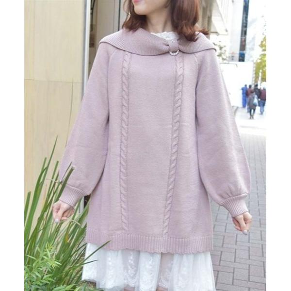 「axes femme」 長袖ワンピース FREE ピンク レディース