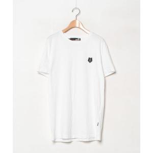 「Love Moschino」 ワンポイント半袖Tシャツ S ホワイト メンズ
