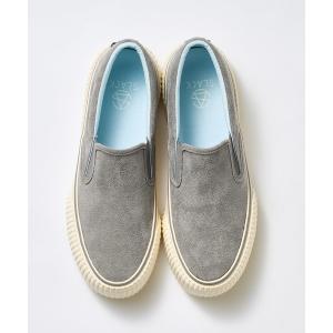 「SLACK FOOTWEAR」 スリッポン 25.0cm グレー レディース