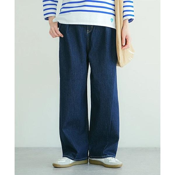 ワイドパンツ ジーンズ デニム デニムパンツ モナジーンズ レディース