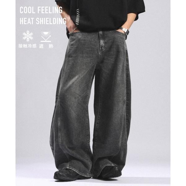 ジーンズ 「接触冷感」Cool Feeling Light oz Denim Barrel Pant...