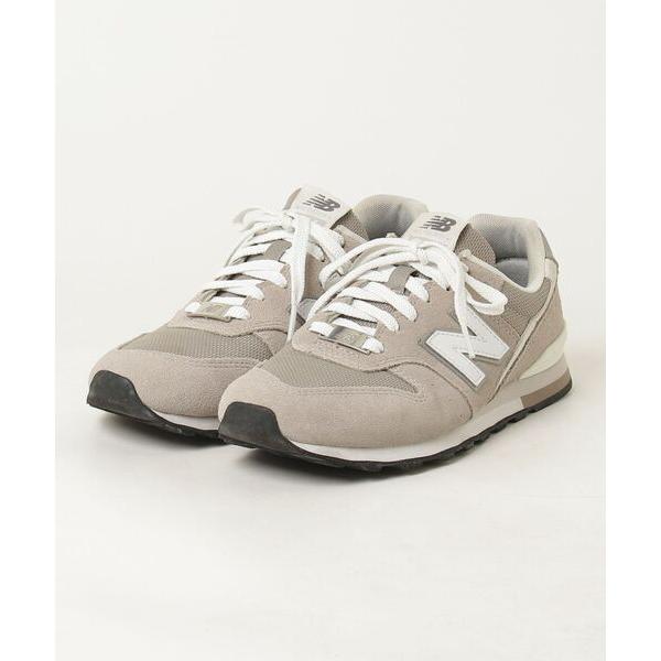 「New Balance」 ローカットスニーカー 25.0cm ベージュ レディース
