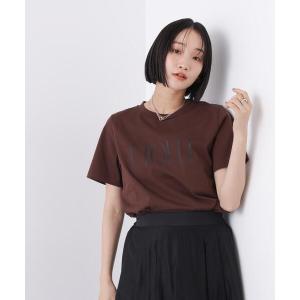 「NANO universe」 半袖Tシャツ FREE ブラウン レディース