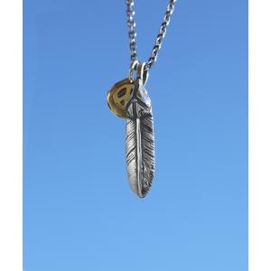 JAM  MADE フェザー　ダイヤモンドネックレス シルバー925 フェザー & ダイヤモンド ネックレス シルバー925 メンズ レディース