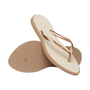 GUCCI（グッチ） インターロッキングG フラットサンダル - ベージュ