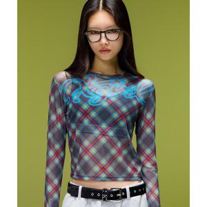 アンドチル　ノースリーブ X-girl（エックスガール） タンクトップ ノースリーブ SHEER