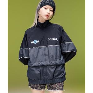 ブルゾン アウター 2WAY SCRIPT LOGO TRACK JACKET レディース メンズ