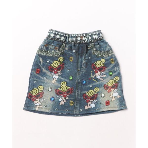 スカート SHINE LIKE A JEWERLY WITH ANGEL MINI Like a d...