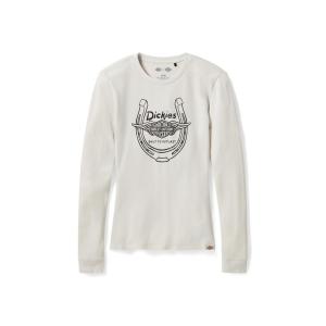 tシャツ Dickies(R) x H-D(R)ウィングドホースシューサーマルロングスリーブ レディース