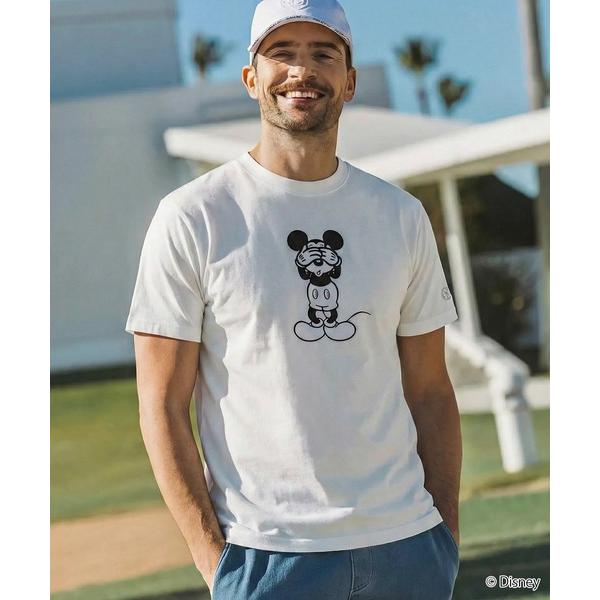 tシャツ LUXEAKMPLUS(リュクスエイケイエムプラス)ゴルフ「ミッキーマウス」ハイドアンドシ...
