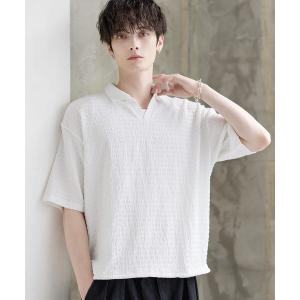 ポロシャツ シャーリングスキッパーポロシャツ メンズ レディース