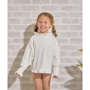ラッシュガード UVカットフリルラッシュガード(UPF50+) キッズ 子供 女の子