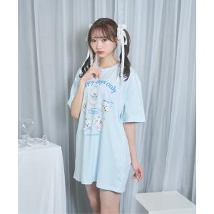 tシャツ playing dog Tシャツ レディース