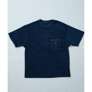 tシャツ 「HANG TEN/ハンテン」CLASSIC PILE TEE  パイルTシャツ ワンポイント刺繍 メンズ レディース