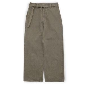 ジーンズ 「YOKO SAKAMOTO」 BELTED TROUSERS メンズ レディース