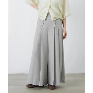 パンツ LC/LLL タックキュロット/プリーツキュロットパンツ レディース