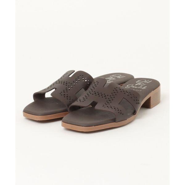 サンダル ミュール OH! MY SANDALS オーマイサンダルズ CUTTING LEATHER...