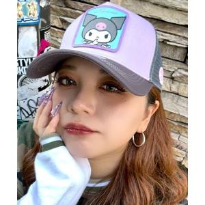 メッシュキャップ キャップ 帽子 サンリオ クロミ メッシュキャップ「KU-MCP01 SANRIO KUROMI WAPPEN MESH CAP」 メンズ レディース