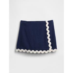 パンツ プルオン リネンブレンド ミニスカート・スコート (キッズ) キッズ 子供服 女の子