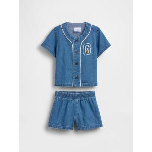 セットアップ デニム バーシティスタイル コーデセット (ベビー) キッズ 子供服 男の子