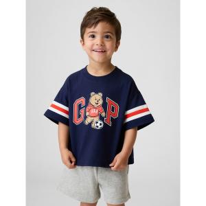 tシャツ オーバーサイズ ブラナンベア バーシティスタイル グラフィック GAPロゴTシャツ (幼児・ベビー) キッズ 子供服 男の子