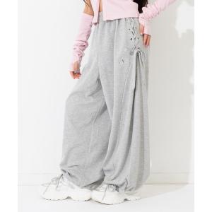 ワイドパンツ パンツ スピンドル スウェット バレルパンツ（別売りSETUP） キッズ 子供服 女の子
