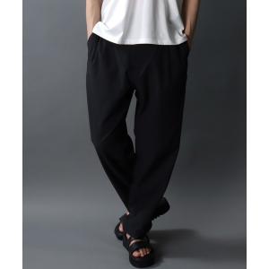 ワイドパンツ スラックス Seer Sucker Function Pants/シアサッカー ファンクション ワイドイージーパンツ テーパードパンツ