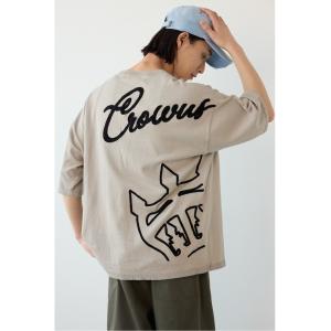 ビッグチェーン刺繍ニットトップス メンズ
