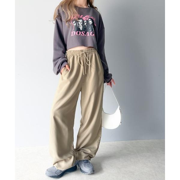 「Java」 イージーパンツ SMALL ベージュ レディース