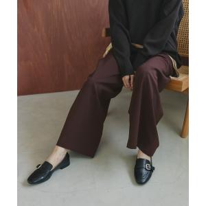 「GLOBAL WORK」 イージーパンツ SMALL ボルドー レディース
