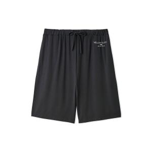 パジャマ 「HOMME」「接触冷感」COOLレーヨンロゴハーフパンツ メンズ